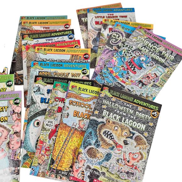 23 Black Lagoon Adventures Books by Mike Thaler Scholastic Illustrated PB Set - Picture 9 of 10